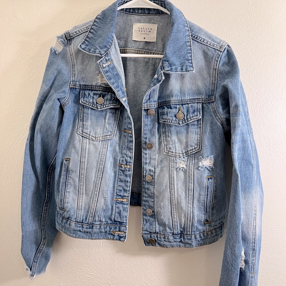 Pink Lily- Denim Jacket
